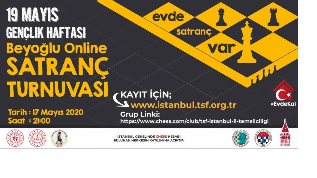Gençlik Haftasında Beyoğlu Online Satranç Turnuvası