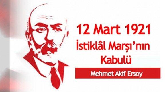 12 Mart İstiklal Marşı´nın Kabul edildiği gün ve Mehmet Akif ERSOY´u anma etkinlikleri yarışma sonuçları açıklandı.