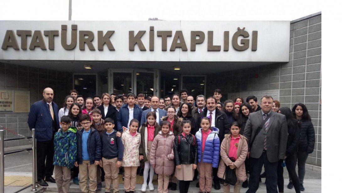 Atatürk Kitaplığını Ziyaret Eden Öğrencilerimiz Duygu ve Düşüncelerini Kağıda Döktüler.