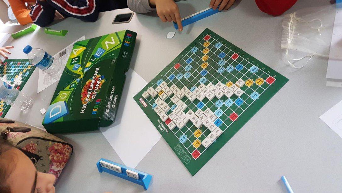 Kelime Oyunu (Scrabble) Yarışması Ortaokullar Arasında Yapıldı