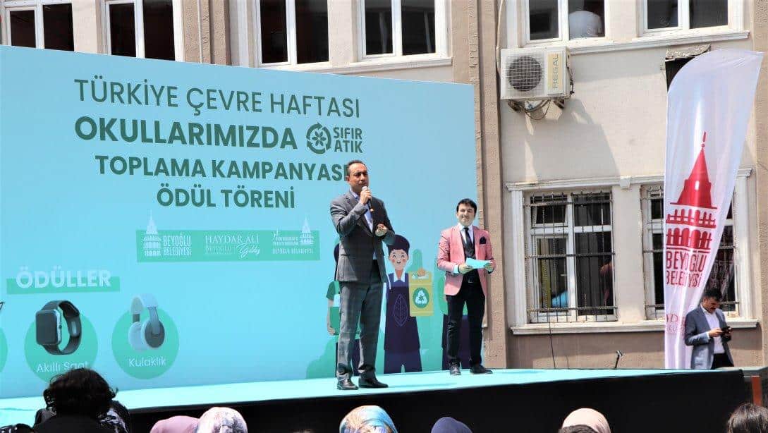 Türkiye Çevre Haftası Sıfır Atık Toplama Kampanyası Ödül Töreni 